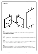 Предварительный просмотр 11 страницы Walker Edison W60JLYN Assembly Instructions Manual