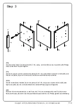 Предварительный просмотр 12 страницы Walker Edison W60JLYN Assembly Instructions Manual