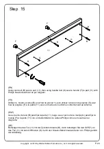 Предварительный просмотр 24 страницы Walker Edison W60JLYN Assembly Instructions Manual