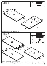 Preview for 5 page of Walker Edison W60KEN4D Assembly Instructions Manual