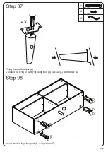 Preview for 8 page of Walker Edison W60KEN4D Assembly Instructions Manual