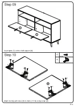 Preview for 10 page of Walker Edison W60KEN4D Assembly Instructions Manual