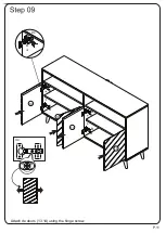 Preview for 11 page of Walker Edison W60KEN4D Assembly Instructions Manual