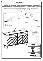 Preview for 12 page of Walker Edison W60KEN4D Assembly Instructions Manual