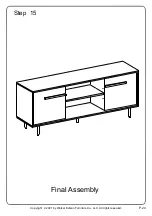 Preview for 24 page of Walker Edison W60MAR2D Assembly Instructions Manual