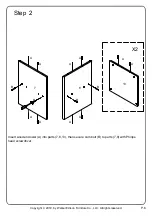 Preview for 6 page of Walker Edison W60MX2D Assembly Instructions Manual