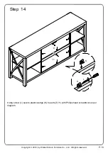 Preview for 18 page of Walker Edison W60MX2D Assembly Instructions Manual