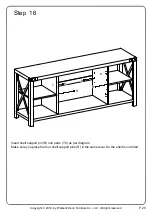 Preview for 20 page of Walker Edison W60MX2D Assembly Instructions Manual