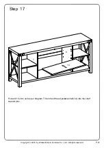 Preview for 21 page of Walker Edison W60MX2D Assembly Instructions Manual