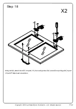 Preview for 22 page of Walker Edison W60MX2D Assembly Instructions Manual