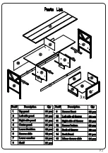 Preview for 3 page of Walker Edison W60NAT3DR Assembly Instructions Manual