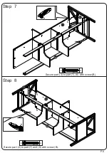 Preview for 8 page of Walker Edison W60NAT3DR Assembly Instructions Manual