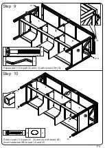 Preview for 9 page of Walker Edison W60NAT3DR Assembly Instructions Manual