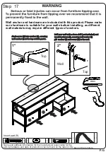 Preview for 13 page of Walker Edison W60NAT3DR Assembly Instructions Manual