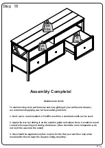 Preview for 14 page of Walker Edison W60NAT3DR Assembly Instructions Manual