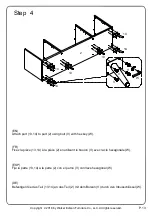 Preview for 13 page of Walker Edison W60NOR2D Assembly Instructions Manual