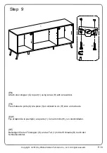 Preview for 18 page of Walker Edison W60NOR2D Assembly Instructions Manual