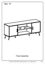 Preview for 27 page of Walker Edison W60NOR2D Assembly Instructions Manual