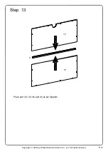 Preview for 17 page of Walker Edison W60TER Assembly Instructions Manual