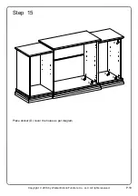 Preview for 19 page of Walker Edison W60TER Assembly Instructions Manual