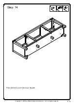 Preview for 18 page of Walker Edison W70BDSD Assembly Instructions Manual