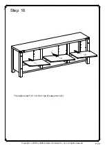 Preview for 20 page of Walker Edison W70BDSD Assembly Instructions Manual