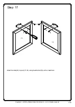 Preview for 21 page of Walker Edison W70BDSD Assembly Instructions Manual