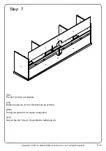 Preview for 15 page of Walker Edison W70BLA2D Assembly Instructions Manual