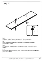 Preview for 16 page of Walker Edison W70BLA2D Assembly Instructions Manual