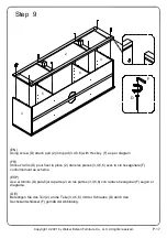 Preview for 17 page of Walker Edison W70BLA2D Assembly Instructions Manual