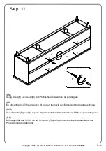 Preview for 19 page of Walker Edison W70BLA2D Assembly Instructions Manual