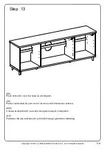 Preview for 21 page of Walker Edison W70BLA2D Assembly Instructions Manual