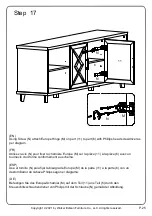 Preview for 25 page of Walker Edison W70BLA2D Assembly Instructions Manual