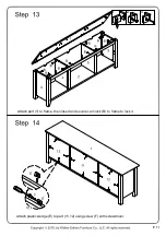 Preview for 11 page of Walker Edison W70CS2D Assembly Instructions Manual