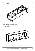 Preview for 12 page of Walker Edison W70CS2D Assembly Instructions Manual