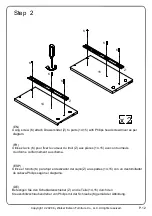 Предварительный просмотр 12 страницы Walker Edison W70DRAP2DD Assembly Instructions Manual