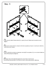 Предварительный просмотр 15 страницы Walker Edison W70DRAP2DD Assembly Instructions Manual