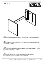 Предварительный просмотр 17 страницы Walker Edison W70DRAP2DD Assembly Instructions Manual