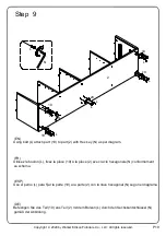 Предварительный просмотр 19 страницы Walker Edison W70DRAP2DD Assembly Instructions Manual