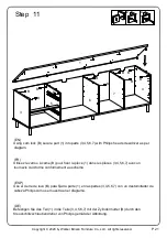 Предварительный просмотр 21 страницы Walker Edison W70DRAP2DD Assembly Instructions Manual