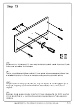 Предварительный просмотр 23 страницы Walker Edison W70DRAP2DD Assembly Instructions Manual