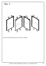 Preview for 6 page of Walker Edison W70FENSMD Assembly Instructions Manual