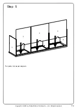 Preview for 9 page of Walker Edison W70FENSMD Assembly Instructions Manual