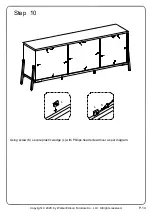 Предварительный просмотр 14 страницы Walker Edison W70FENSMD Assembly Instructions Manual