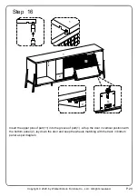 Preview for 20 page of Walker Edison W70FENSMD Assembly Instructions Manual