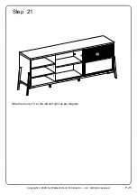 Предварительный просмотр 25 страницы Walker Edison W70FENSMD Assembly Instructions Manual