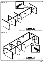 Предварительный просмотр 7 страницы Walker Edison W70FLN3D Assembly Instructions Manual