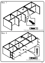 Предварительный просмотр 8 страницы Walker Edison W70FLN3D Assembly Instructions Manual