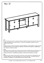 Предварительный просмотр 30 страницы Walker Edison W70FP18 Assembly Instructions Manual