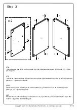 Предварительный просмотр 12 страницы Walker Edison W70FPAB Assembly Instructions Manual